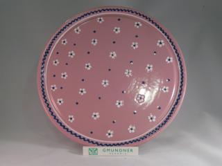 Gmundner Keramik-Platte/Kuchen mit Rand